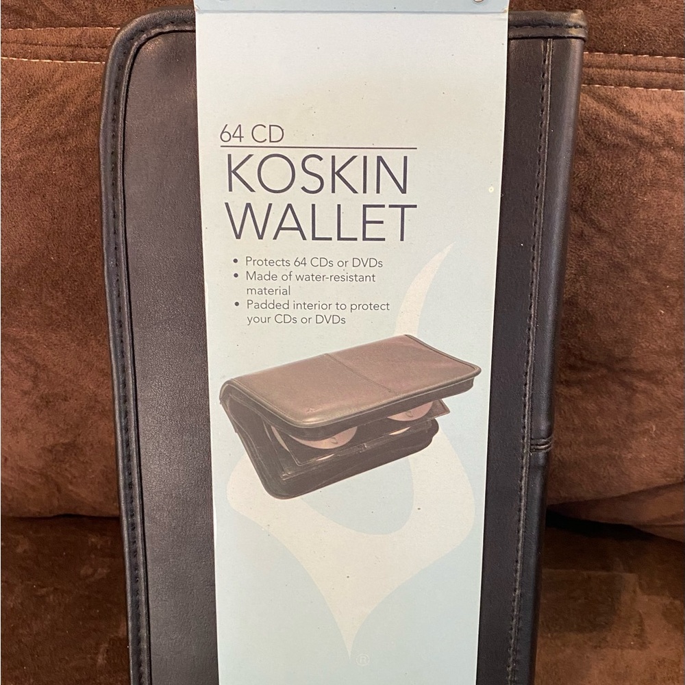 Black Koskin 64 CD Wallet - Picture 2 of 7